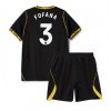Chelsea Wesley Fofana #3 Bortedraktsett Barn 2026-27 Kortermet (+ korte bukser)
